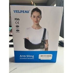 Velpeau Shoulder Arm Sling Elbow Brace Support Adjust Immobilizer (R or L) LARGE